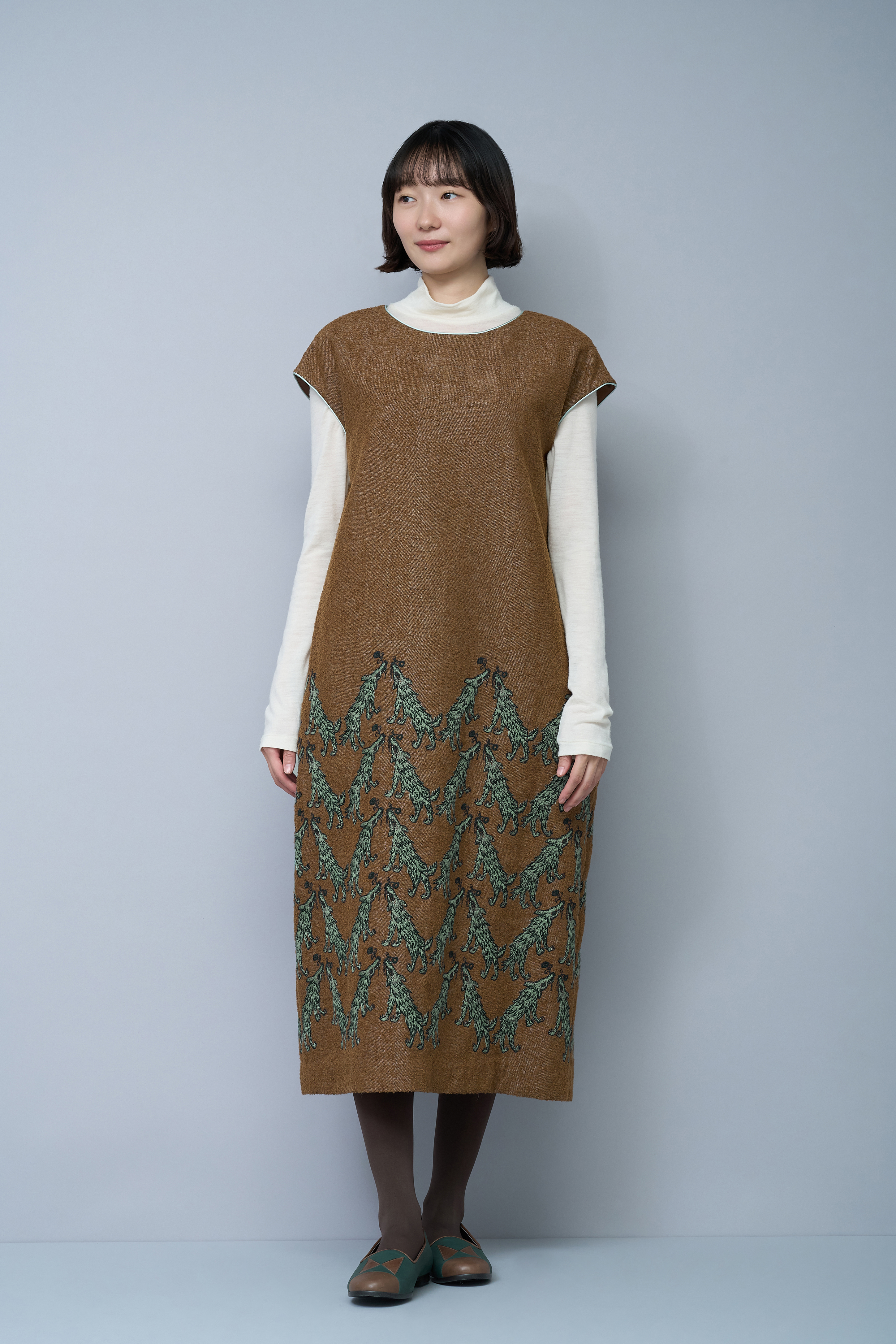 wolf & flower ドレス - minä perhonen