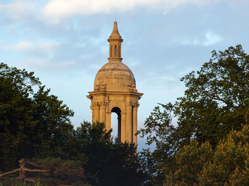 Photo of Old Main bell tower