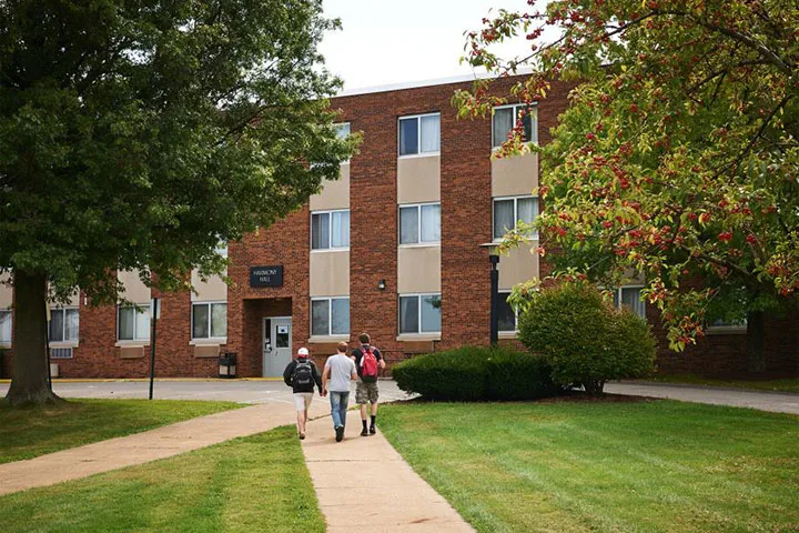 Photo of a residence hall exterior at Penn State Beaver