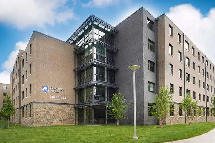 Photo of residence hall exterior at Penn State Abington