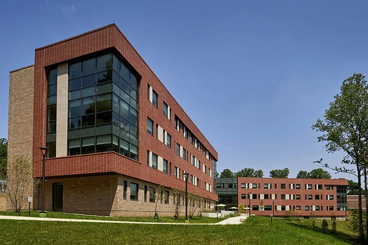 Photo of a residence hall exterior