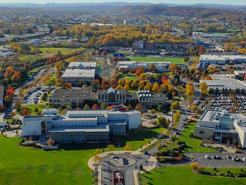 A birds-eye view of Williamsport PTC campus 