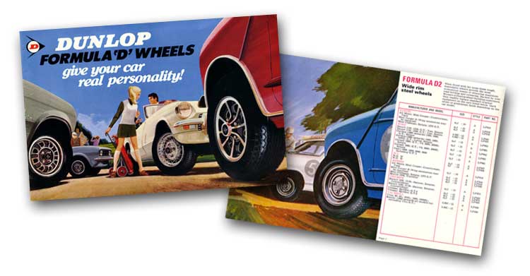 Dunlop Formula 'D' Wheels Dunlop Formula 'D' Wheels