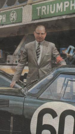 ADU 4B 1965 Le Mans pre race and the late great Harry Webster ADU 4B 1965 Le Mans pre race and the late great Harry Webster