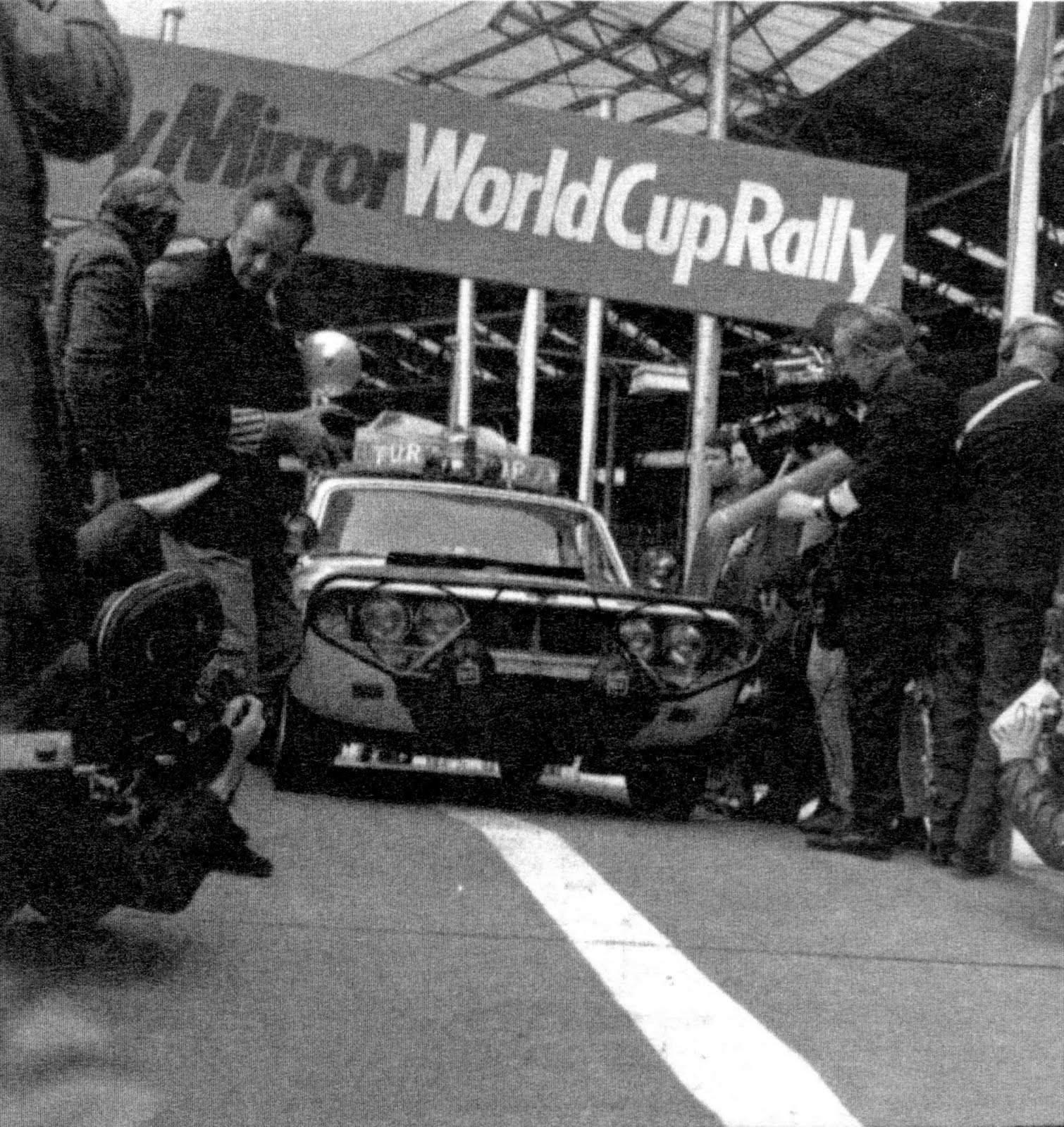 Car Number 1 at or near the start of the World Cup Rally 1970 Picture courtesy Ted Taylor Car Number 1 at or near the start of the World Cup Rally 1970 Picture courtesy Ted Taylor