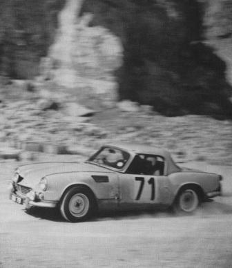 Miniature Triumph Spitfire N°118 – Provence Moulage – Rallye Monte Carlo 1965, 1/43
