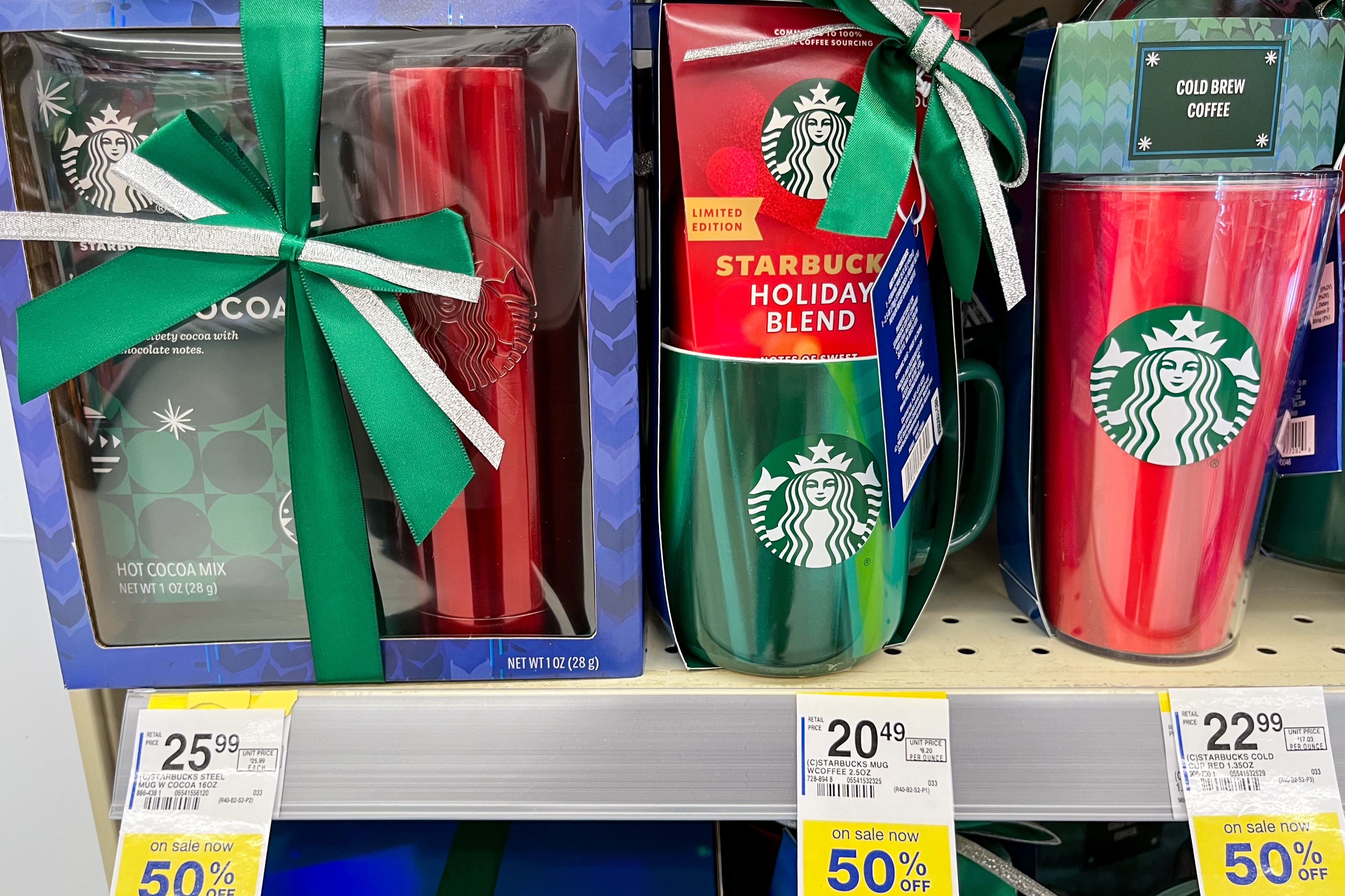 Holiday Starbucks Gift Set (4-, 8-, 15-, 13-, or 19-Piece)