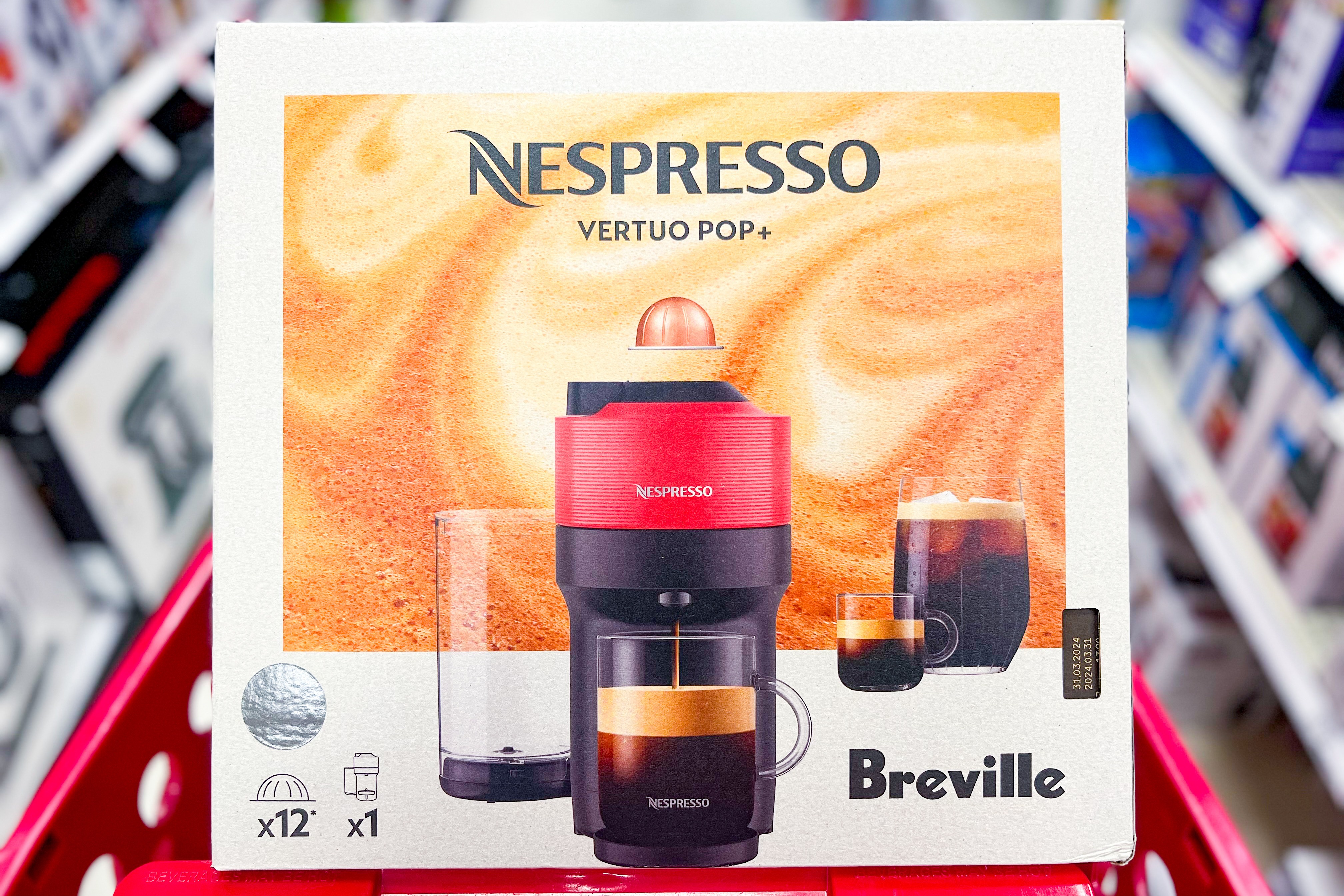 Nespresso Vertuo Pop+ Coffee Maker And Espresso Machine : Target