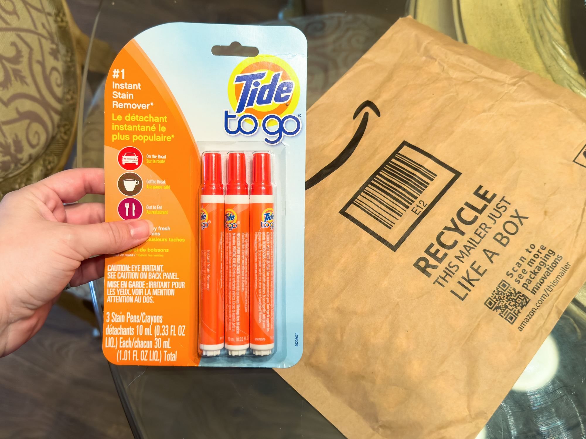 Tide To Go Mini Stain Remover Pens Unscented 60 ML Orange - Office Depot