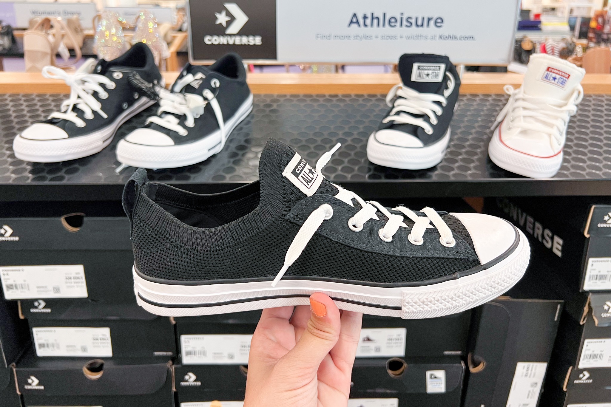 Kohls converse shoes on sale womens