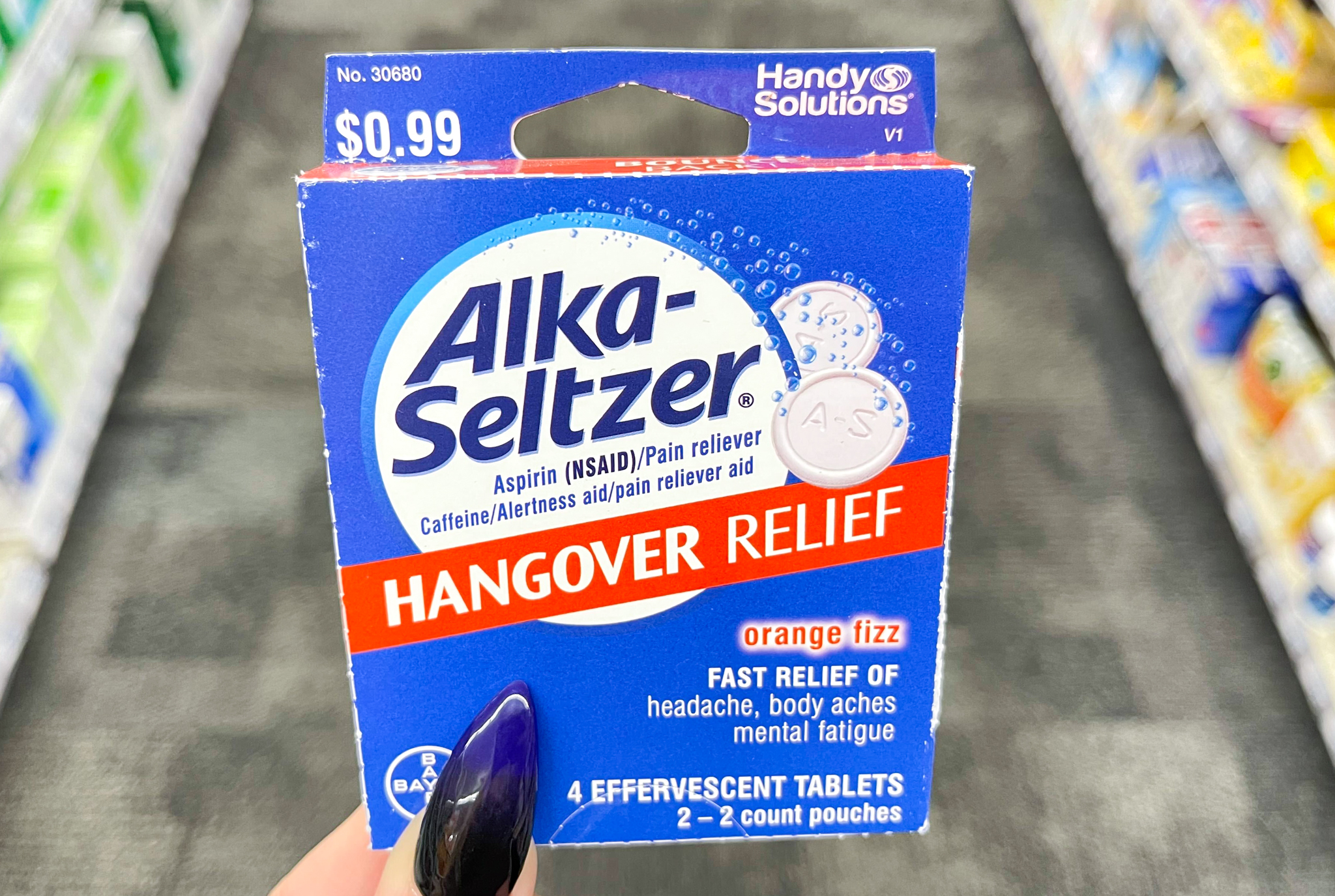 Alka-Seltzer Hangover Relief Orange Effervescent Tablets, 20 ct - Kroger