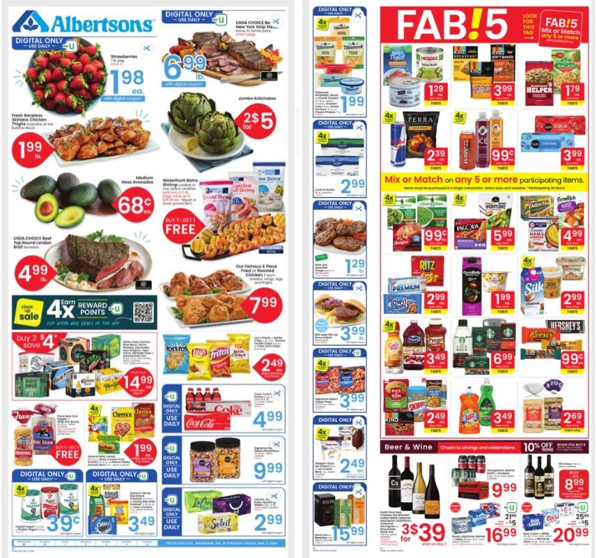 Albertsons Ad Paper