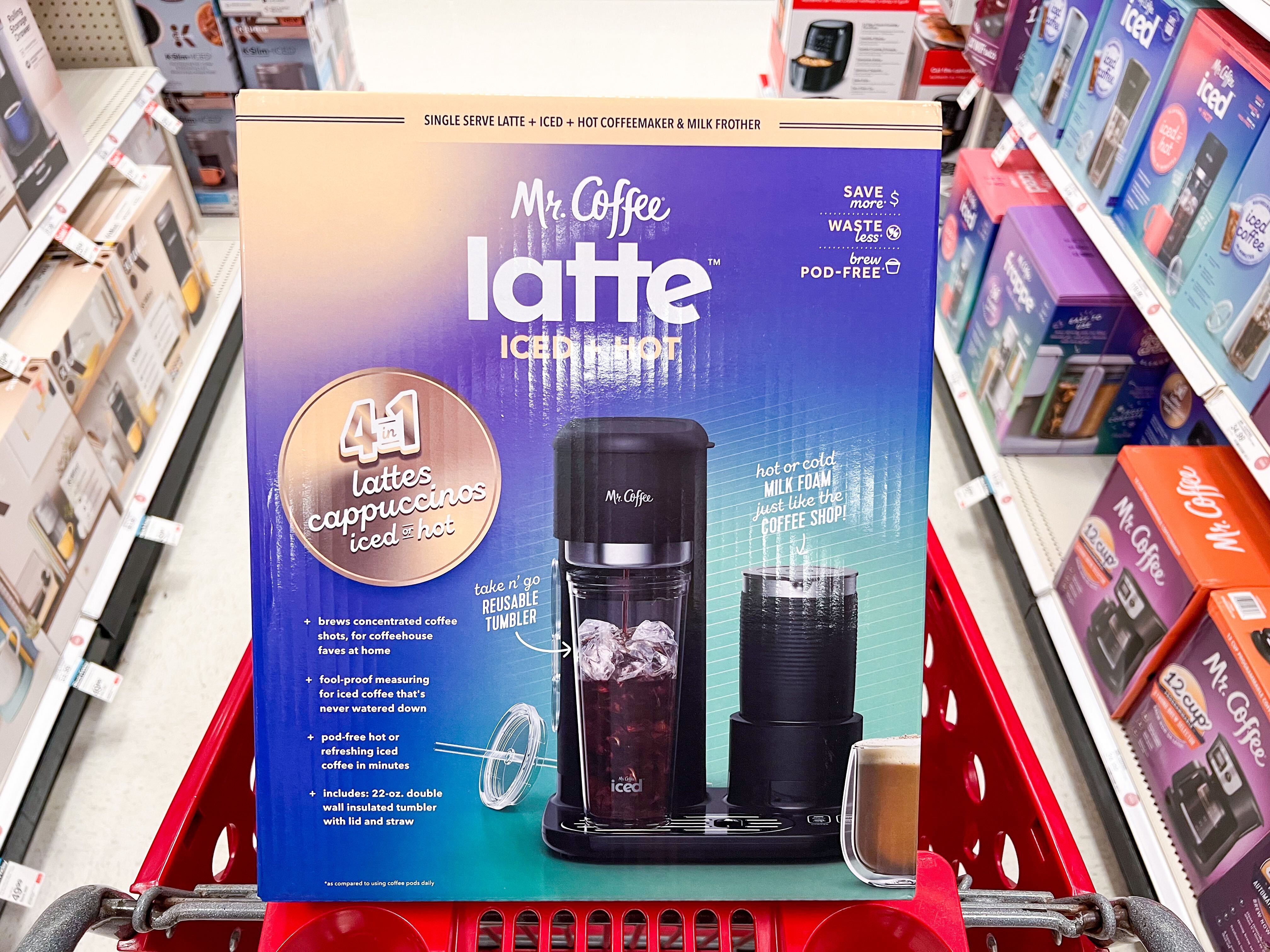 Mr. Coffee 4-in-1 Latte, Iced, and Hot Coffee Maker, Only $52.48