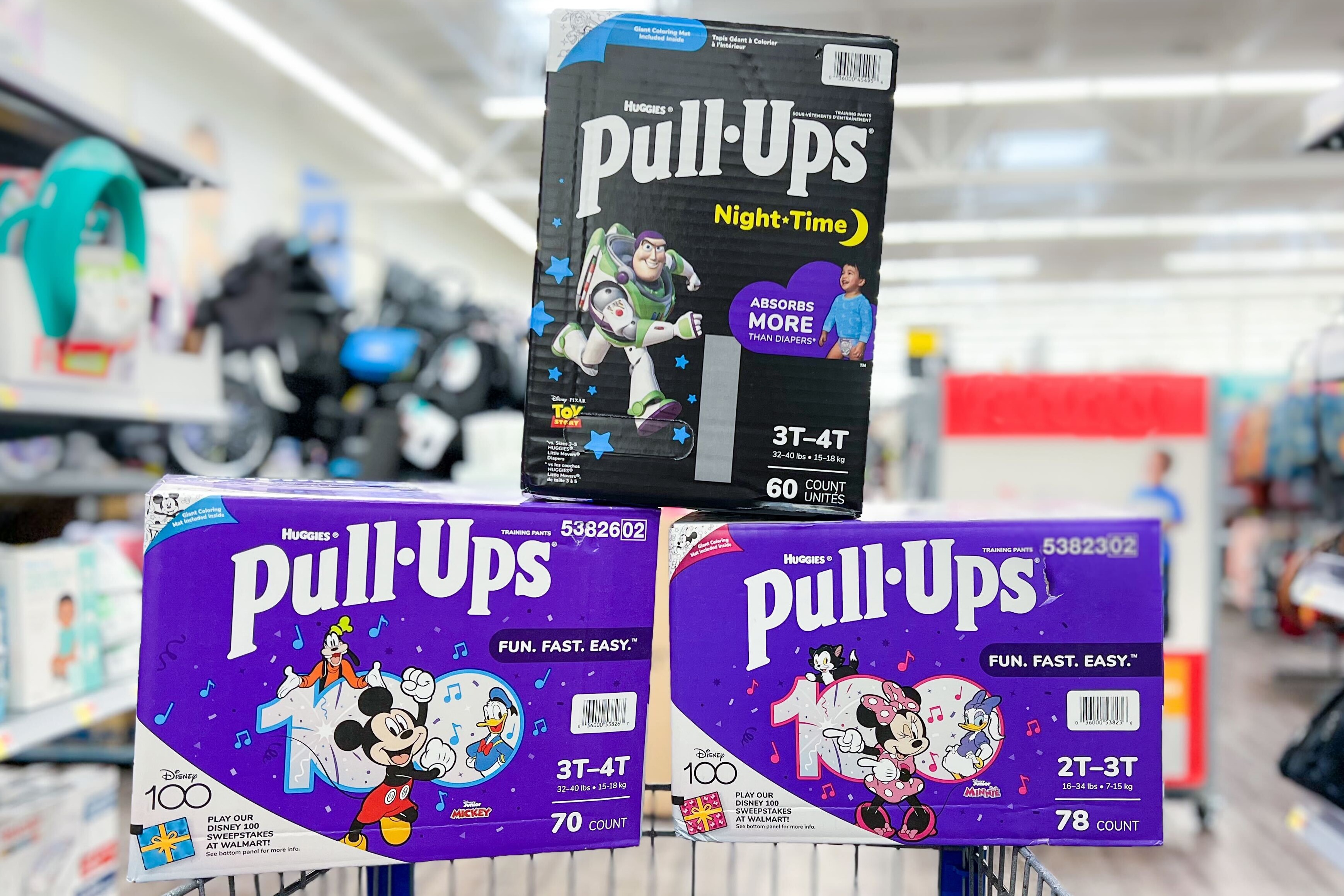Pull-Ups Learning Designs Girls' Potty Training Pants, 3T-4T (32-40 lbs),  22 ct - Fry's Food Stores