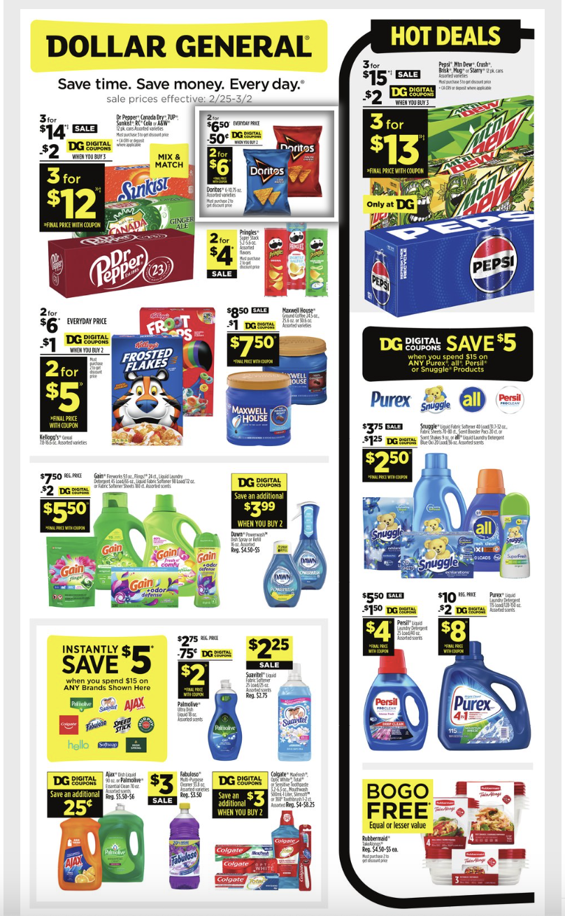 Dollar General Weekly Ad Feb 25 March 2 2024 The Krazy Coupon Lady   Dollar General Weekly Ad Feb. 25   March 2 Page 1 