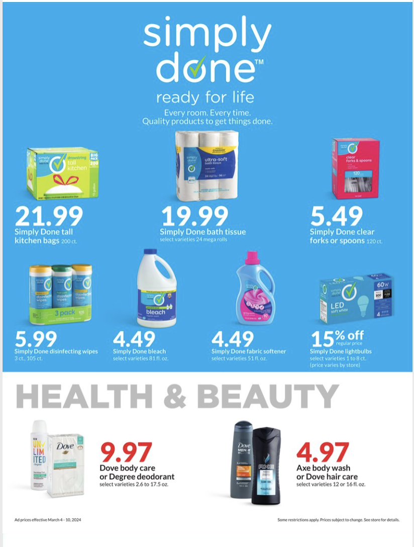 Hy-Vee Weekly Ad: March 4 - 10 - The Krazy Coupon Lady