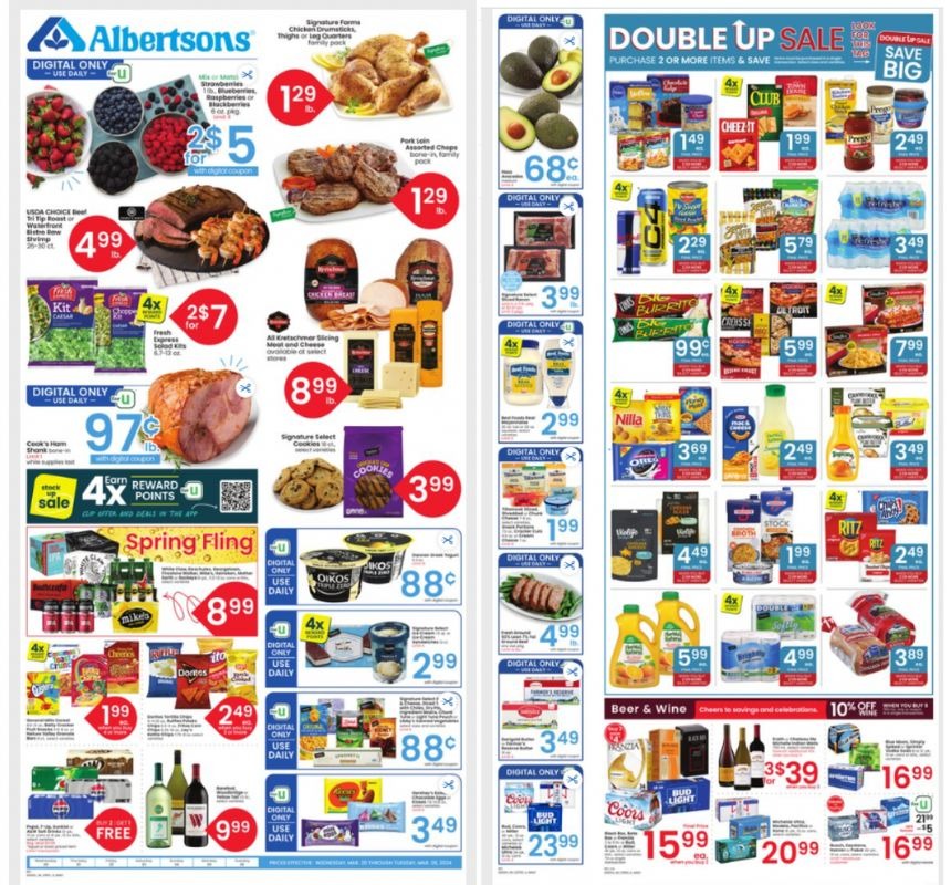 Albertsons Weekly Ad March 20 26 The Krazy Coupon Lady