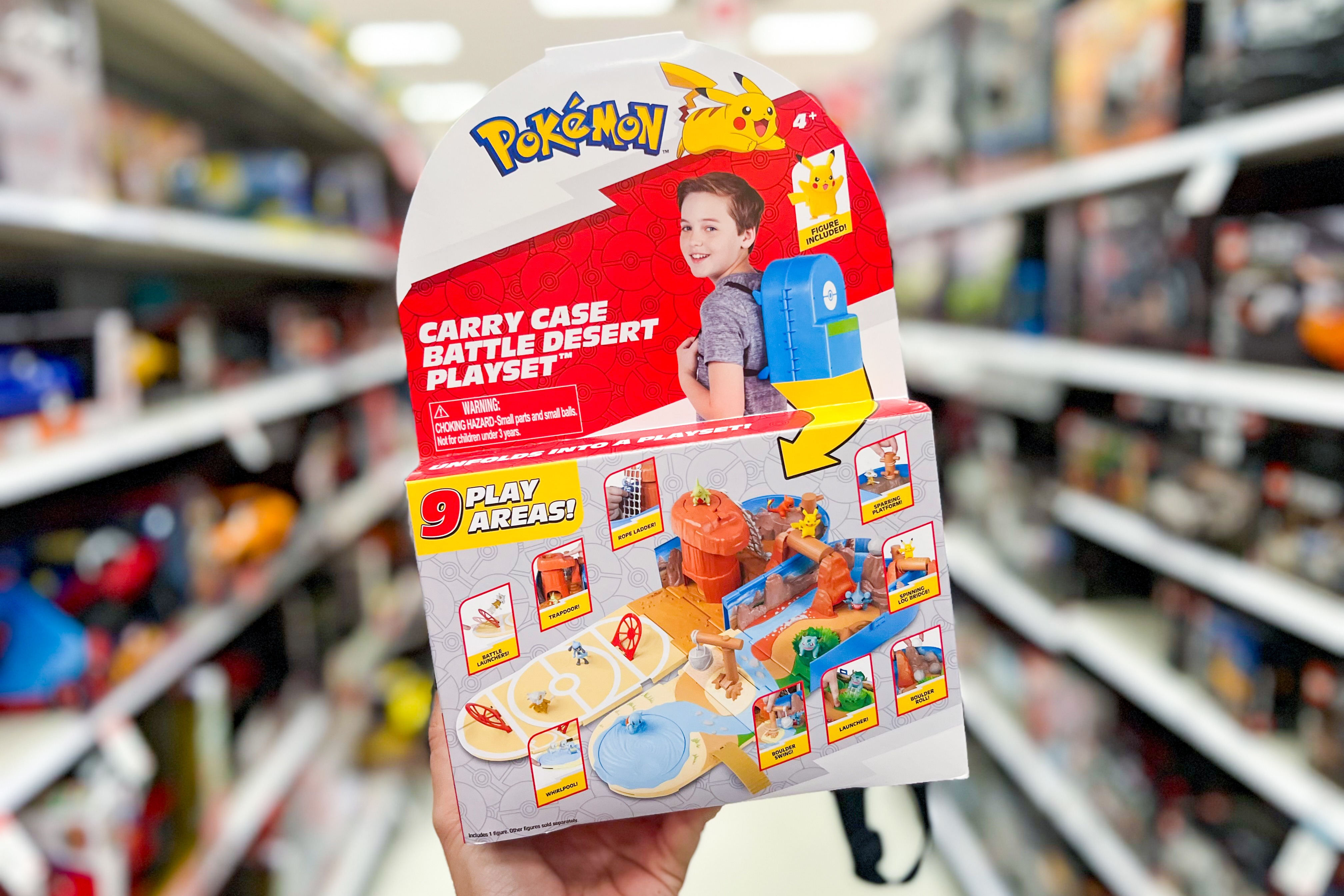 Pokemon Carry Case Battle Desert Playset with Figure - Macy's