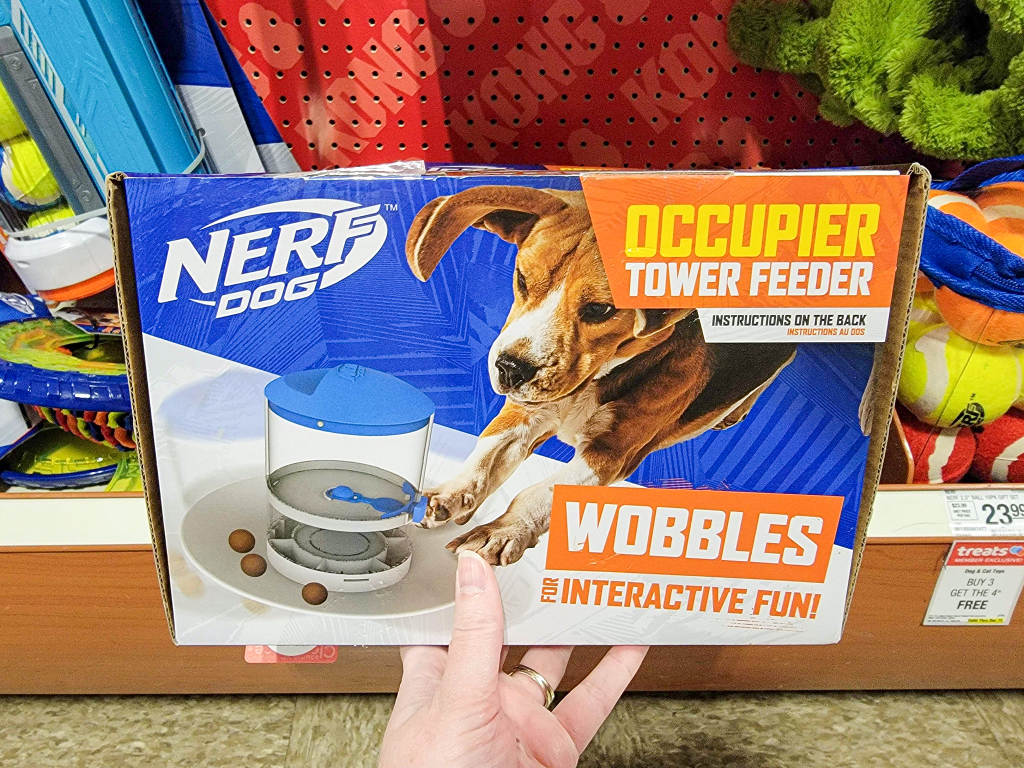 Nerf Dog Nerf; Wobble Treat Dispenser Toy | PetSmart