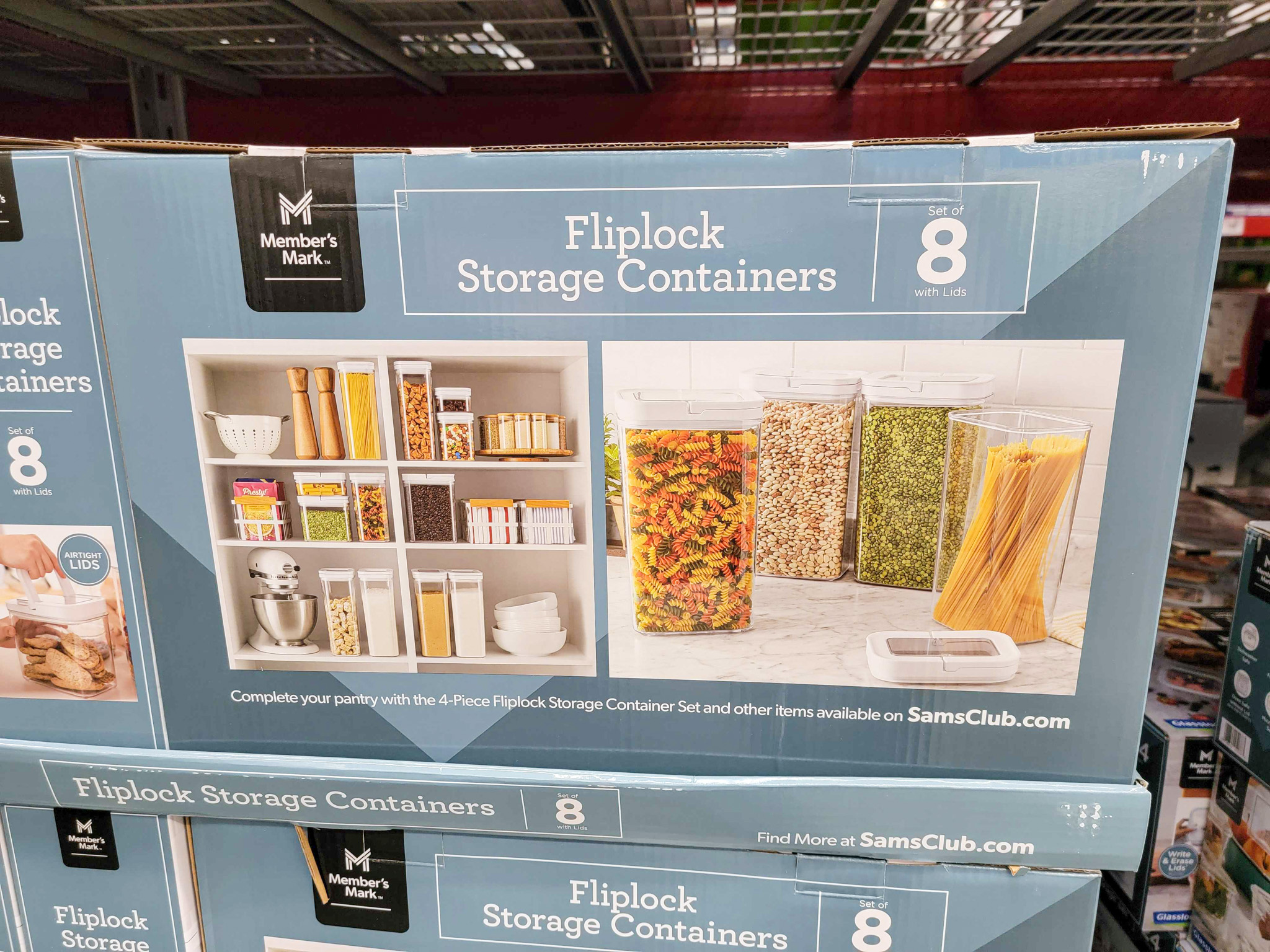 Member's Mark 4 - Pack Fliplock Food Storage Containers - Sam's Club