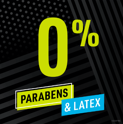 0% Parabens & Latex*