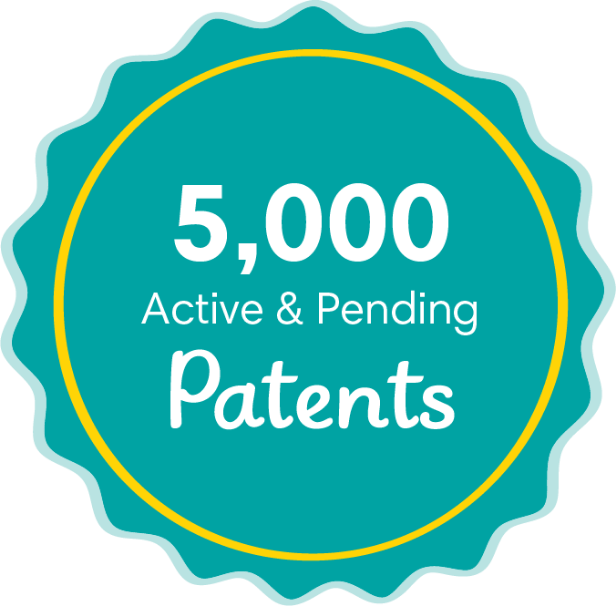 5000 Active & Pending Patents