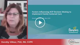 Factors That Influence HCP Decision Making to Implement Family Centered Care Logo