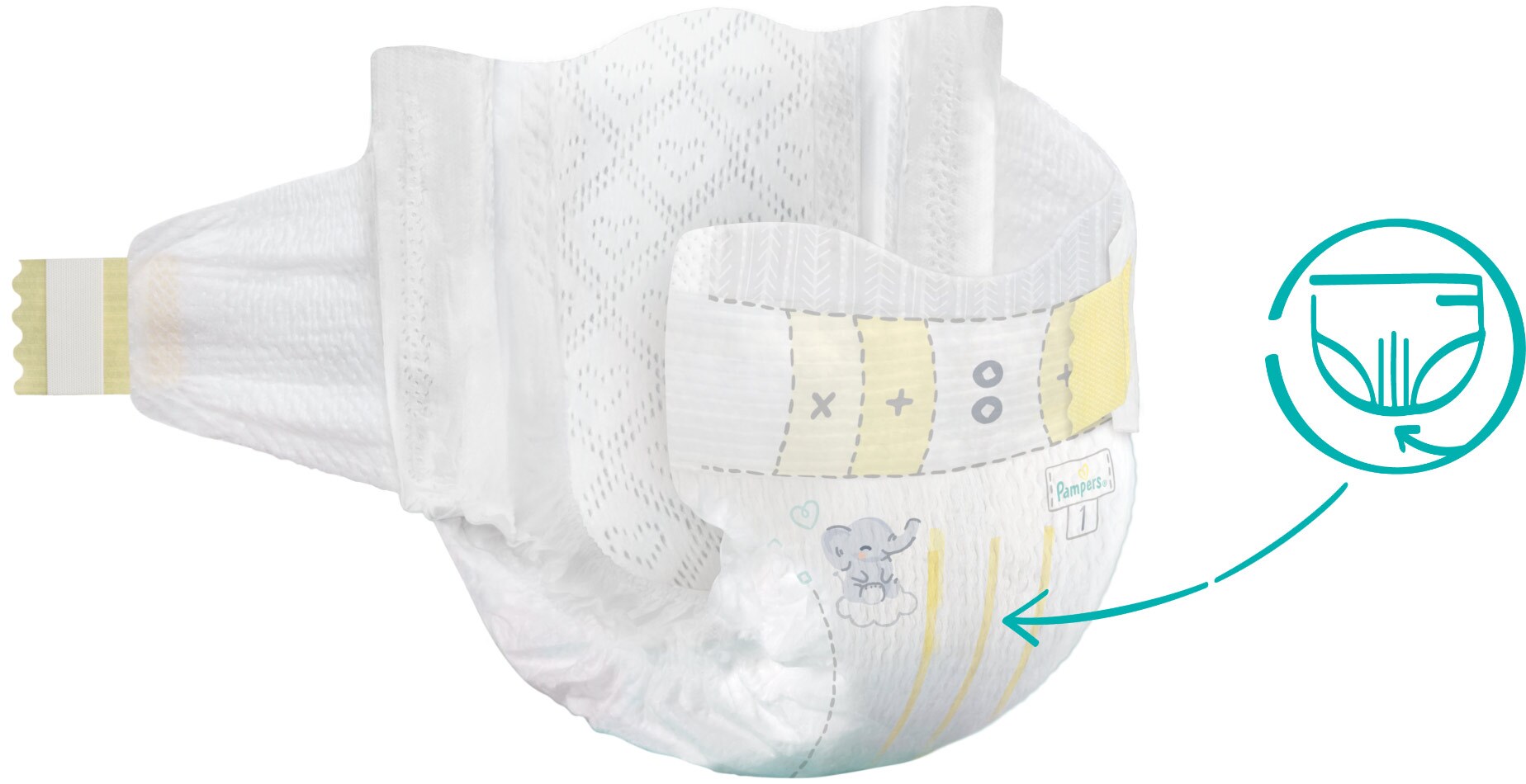 Pampers urine sale indicator