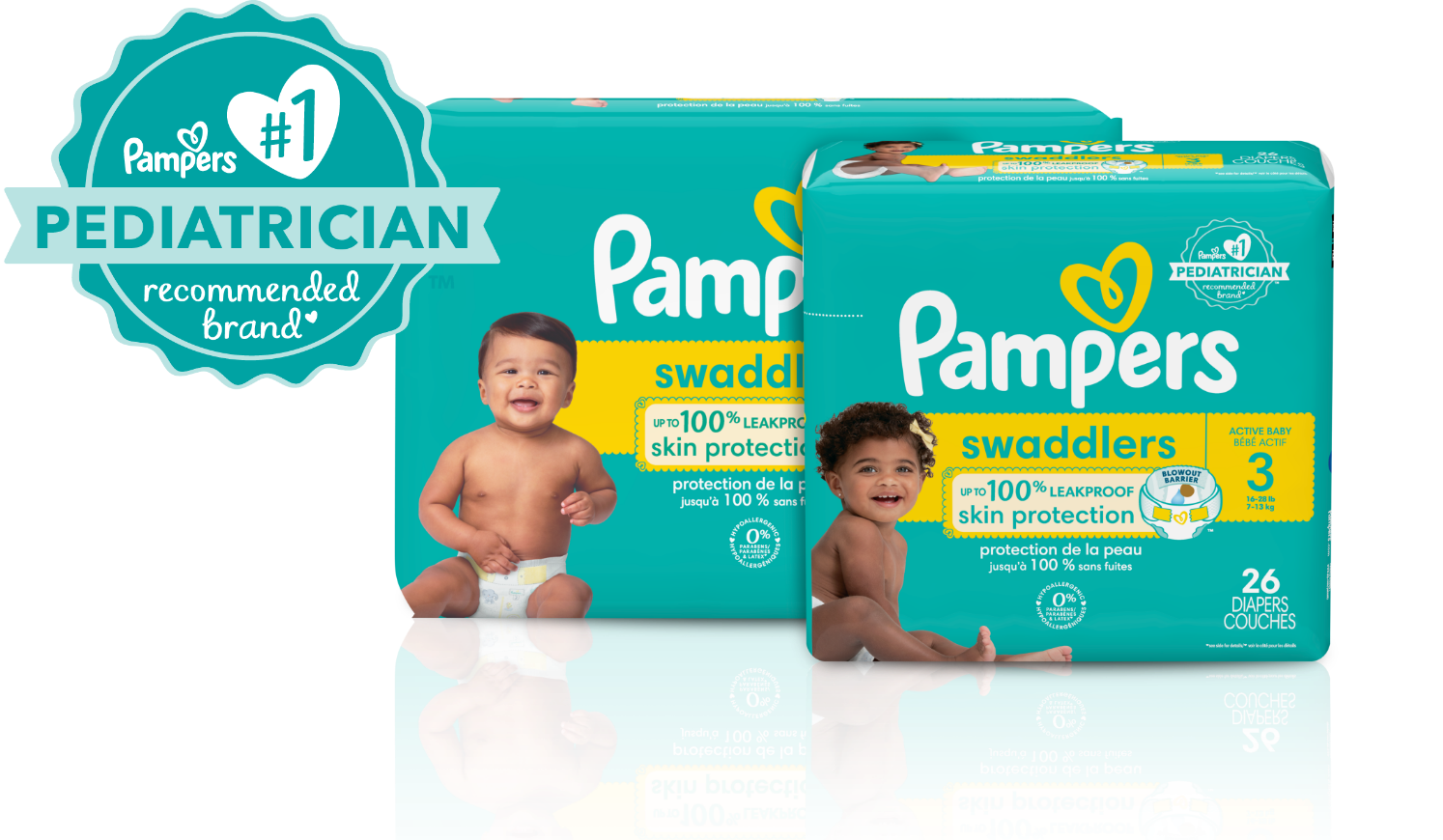 Pampers Swaddlers Overnight Diapers Size 4, 58 Count (Select For More  Options), Pampers Swaddlers Nighttime Size