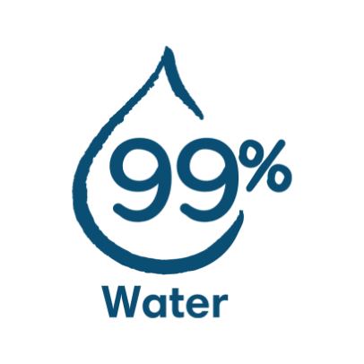 99% Water