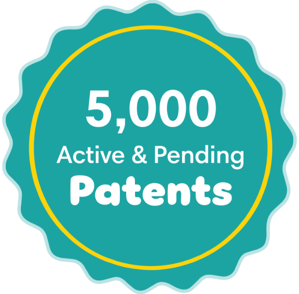 5000 Active & Pending Patents