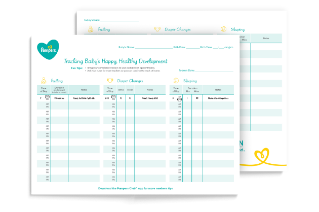 Feeding, Changing, and Sleeping Tracker