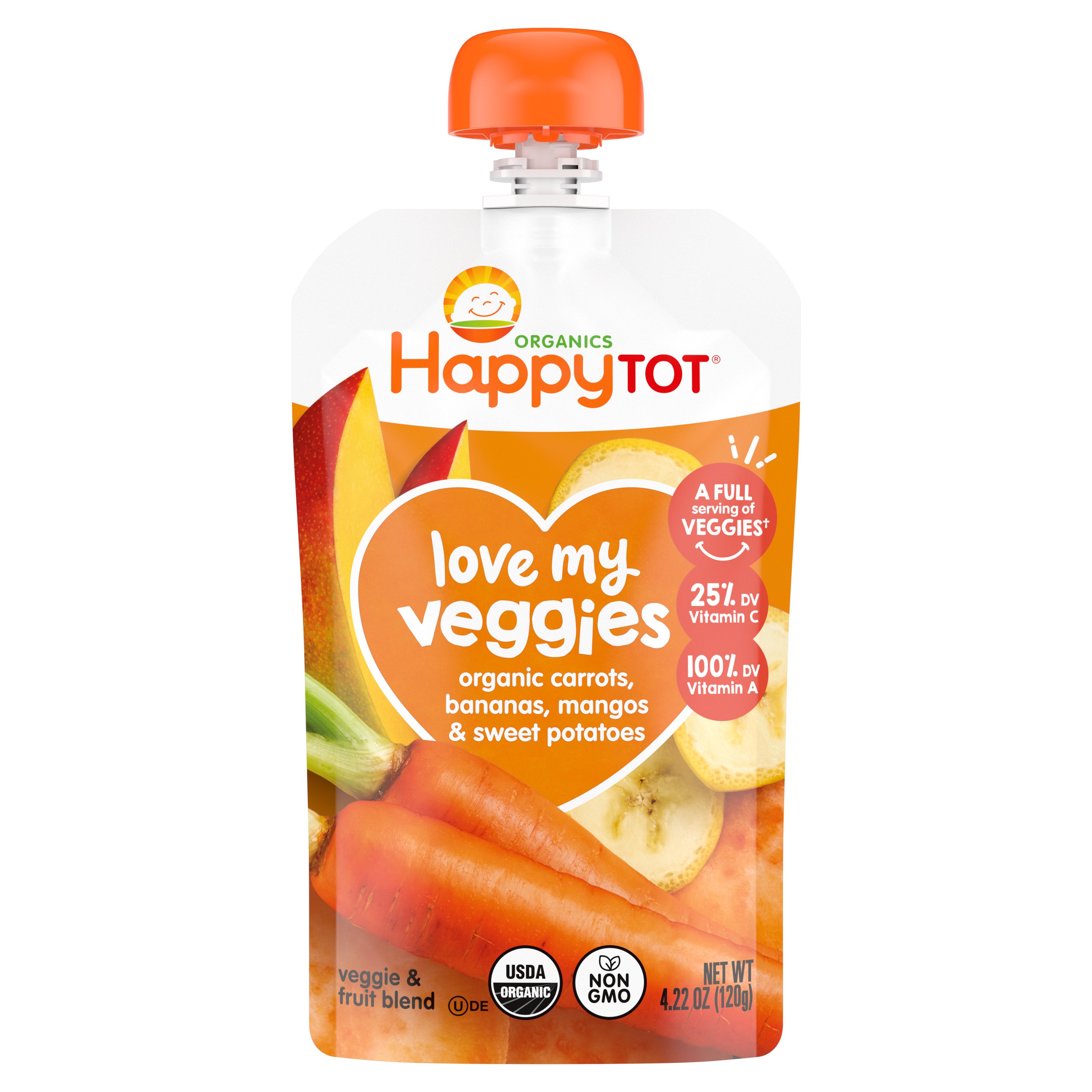 Love My Veggie Pouch with Beets & More | Happy Tot Organics