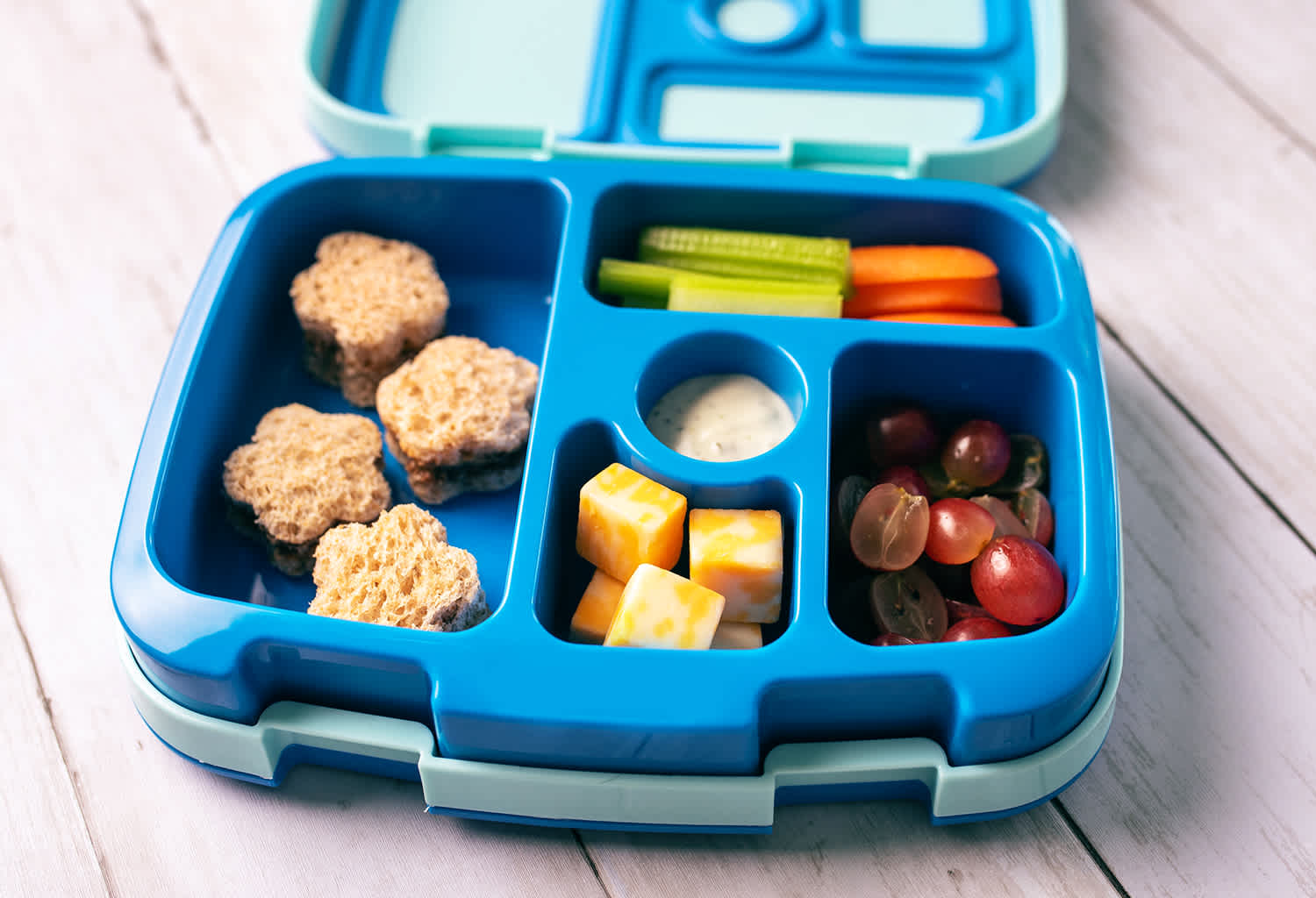 Take A Dip 2 the Side Lunch Container - 3 PACK Food Storage Snack