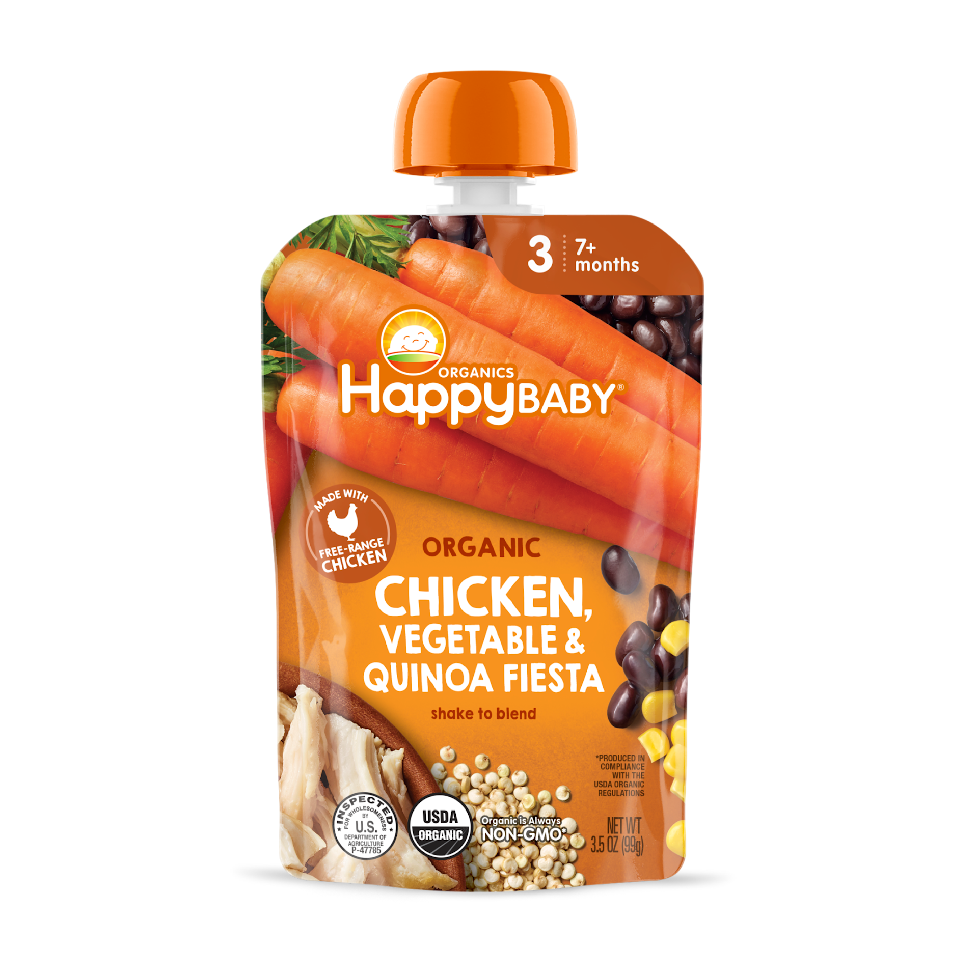 Organic Stage Savory Turkey Puree Pouches Happy Baby Organics