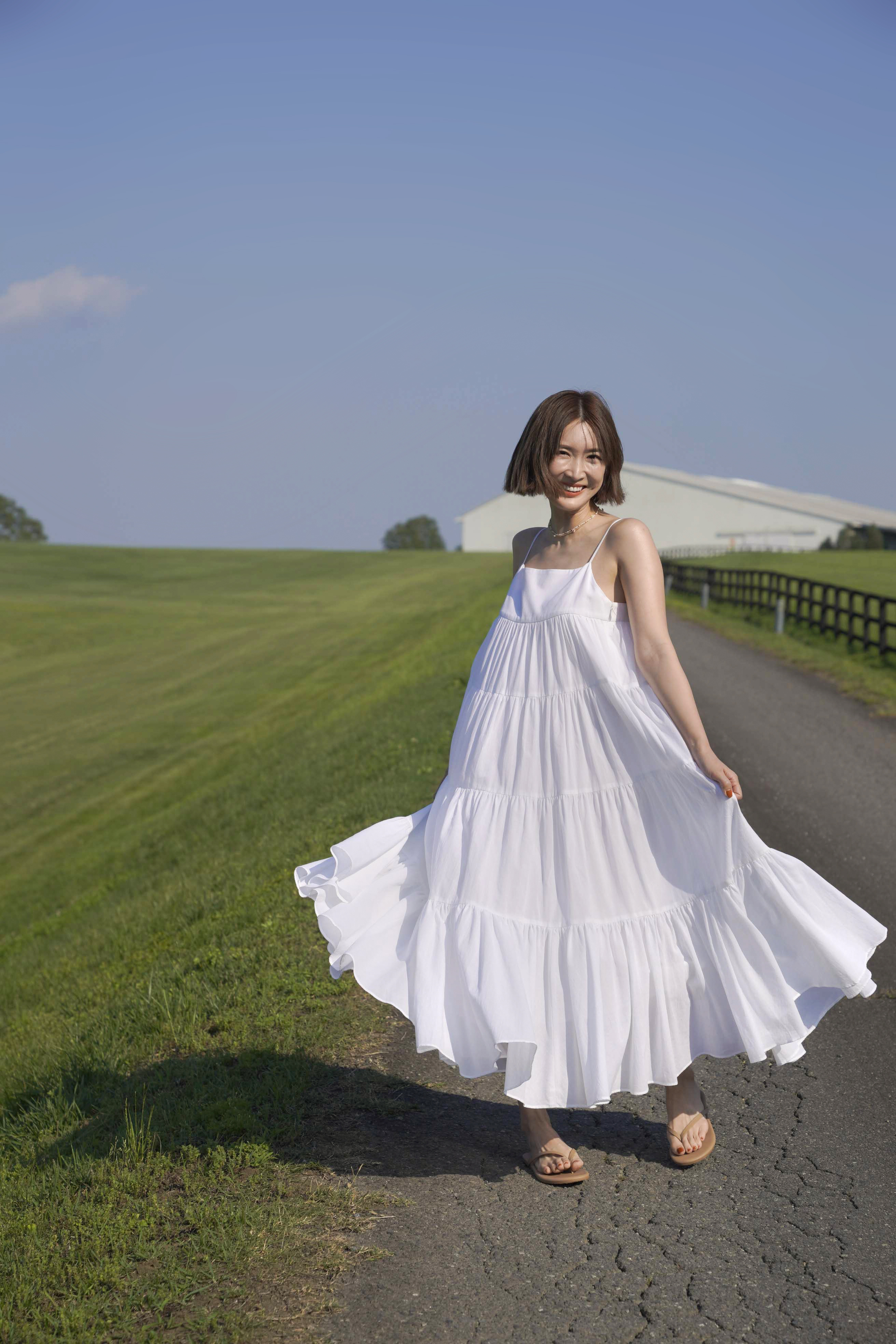 紗栄子/マイアパレル/リボンワンピース my apparel マイアパレル ビッグリボンワンピース ホワイト 白
