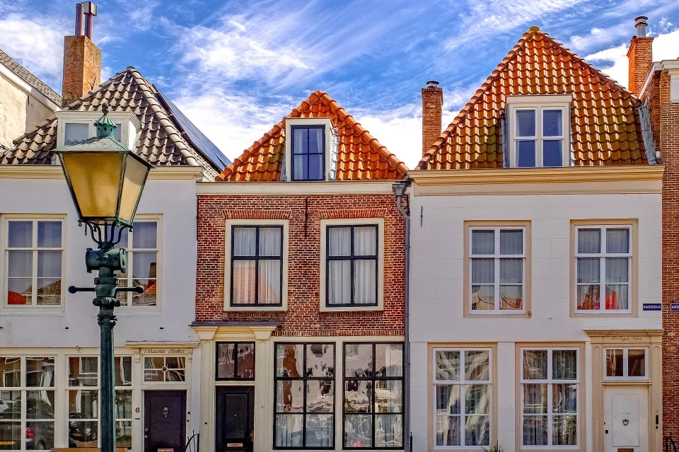 Middelburg Zeeland houses The Netherlands
