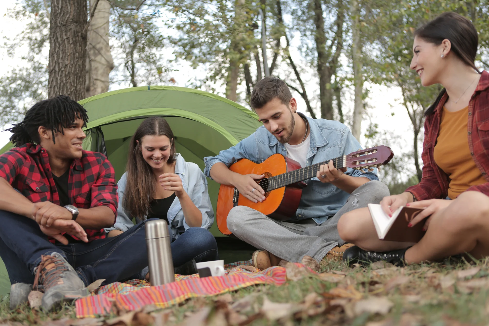 camping jongeren tent