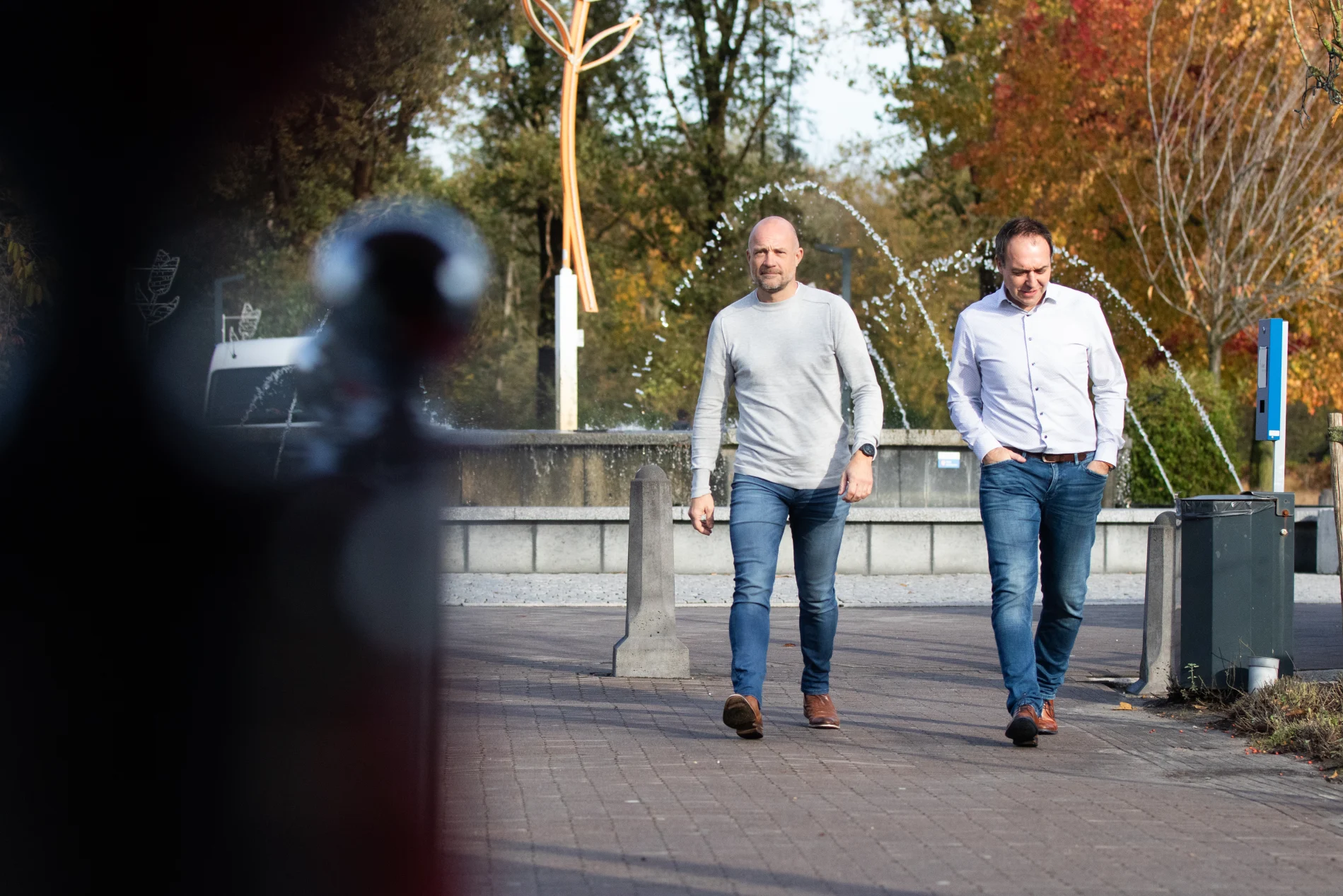 EuroParcs vakantiepark zakelijke boekingen mannen fontein