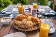 De Woudhoeve Breakfast Bread Table Orange Juice Eggs