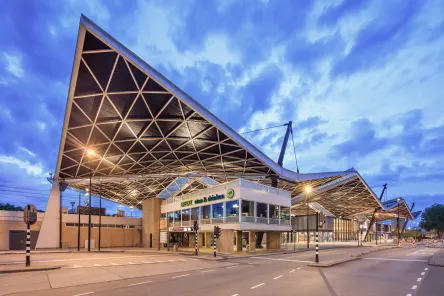 Railway Station Tilburg, Noord-Brabant shutterstock 689068513