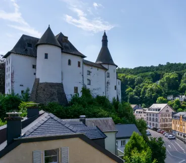 Clervaux Castle Luxembourg Trees Historical Buildings