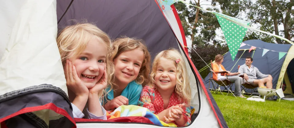 camping kids
