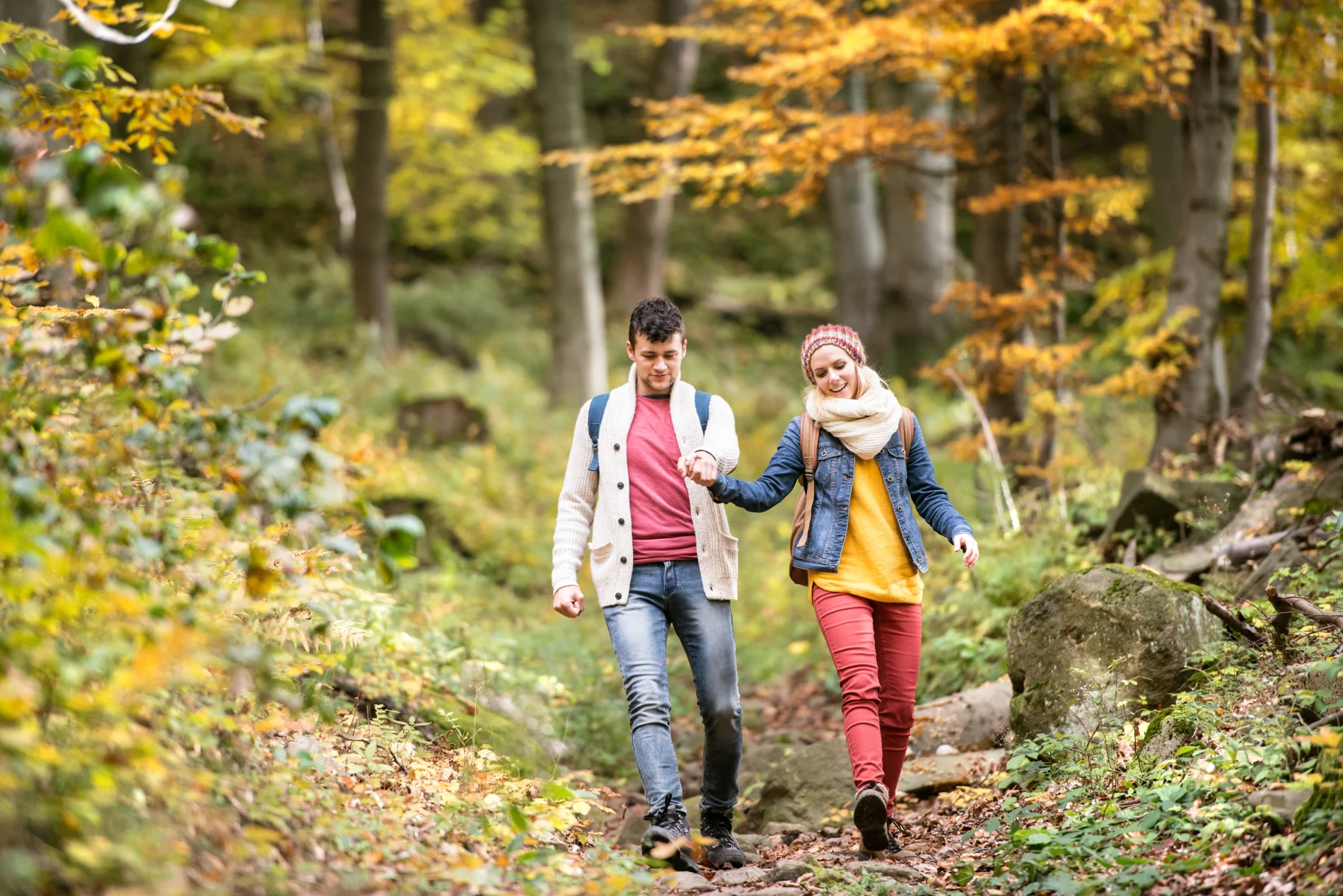 Autumn couple