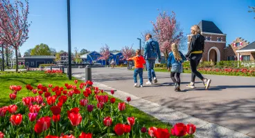 EuroParcs Zuiderzee Family Tulips Cherry Blossom Spring Fountains