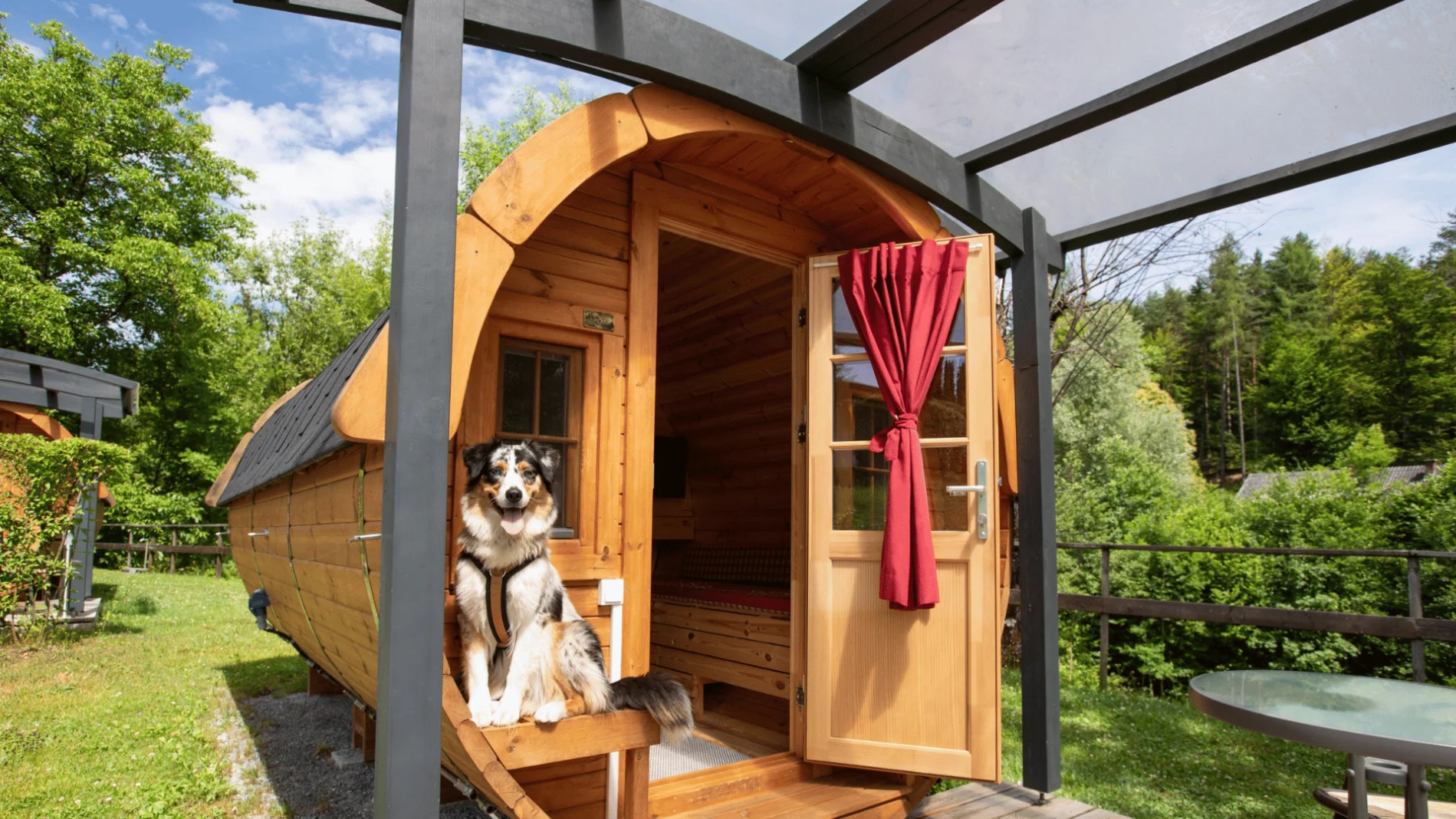 Vakantiehuis met hond op vakantiepark EuroParcs Wörthersee camping Barrel
