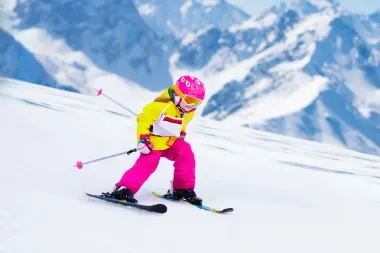 Ski slope girl