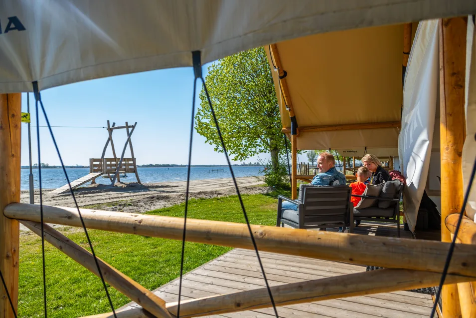 EuroParcs Zuiderzee Family Glamping View Lake