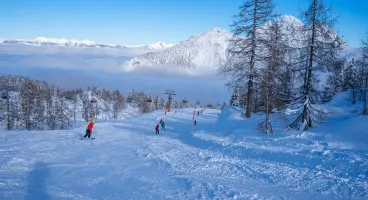 Pressegger See Nassfeld skigebied skiing 