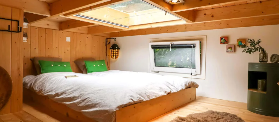 Tiny House - EuroParcs De Zanding - Bed